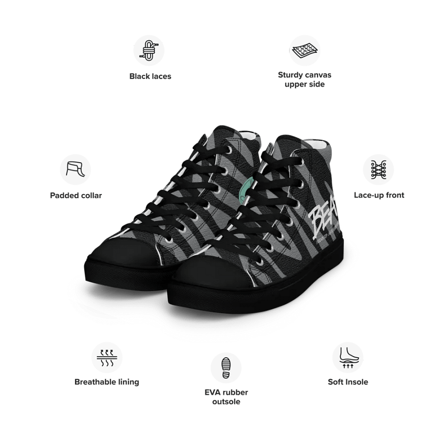 Beat High Top Canvas Shoes product image (5)