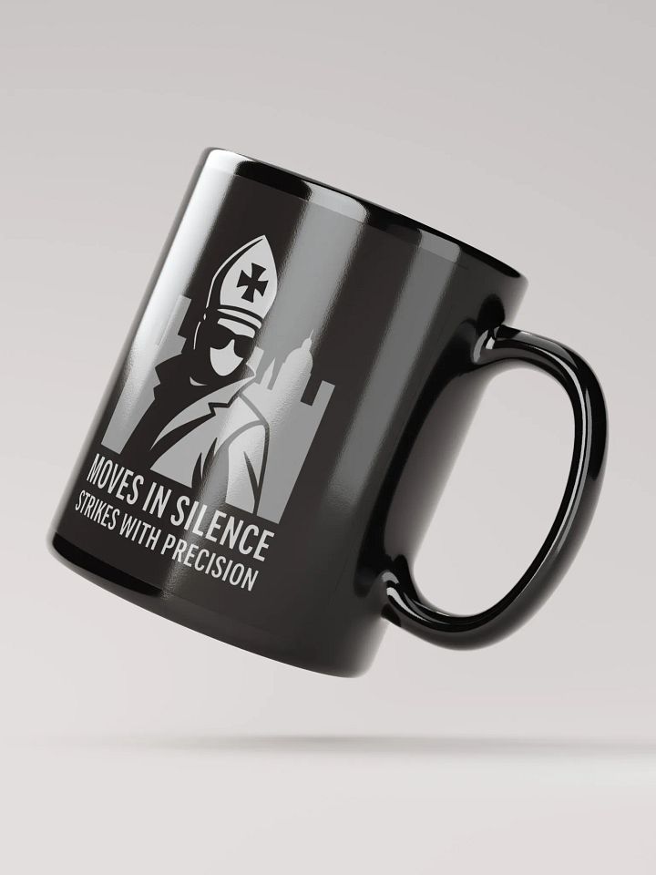 Moves In Silence - Black Glossy Mug product image (2)