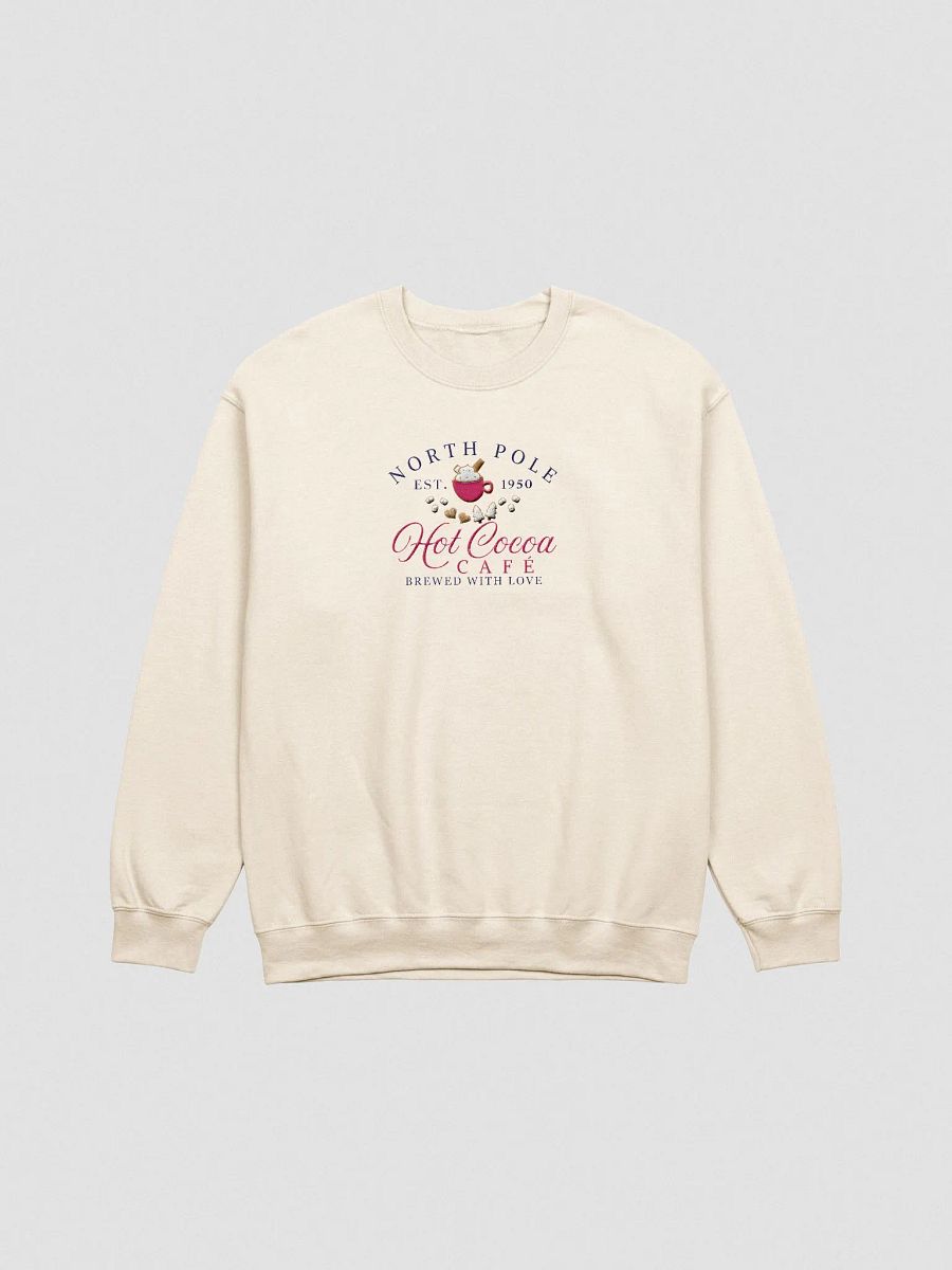 North Pole Hot Cocoa Café Embroidered Sweatshirt product image (1)