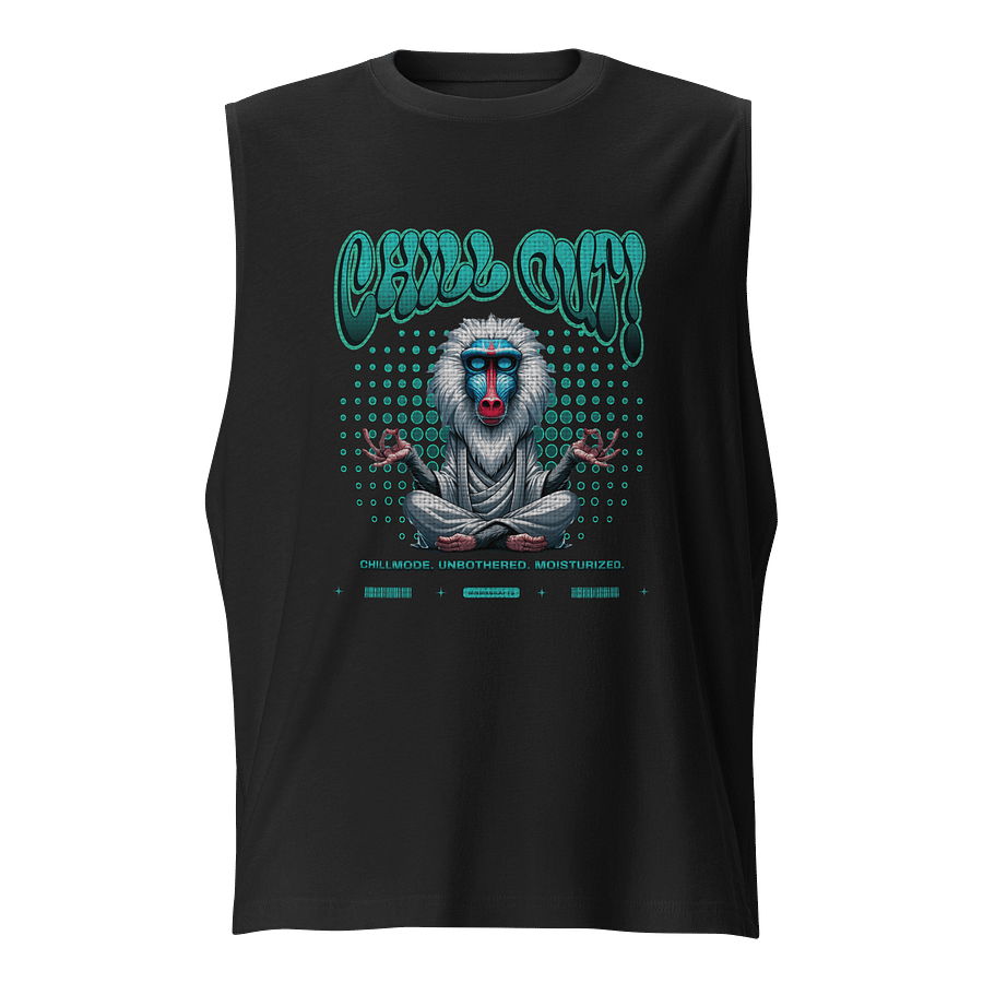 Chill Out! Zen Vibes Mandrill Muscle Tank product image (1)