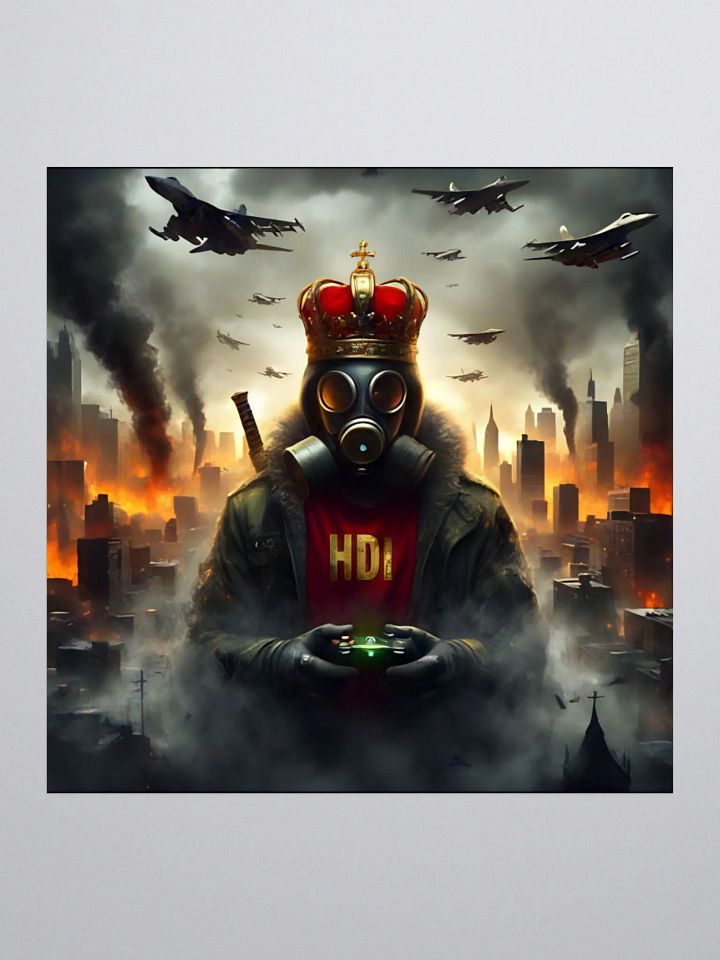 HDI Burning City - Cut Stickers product image (1)