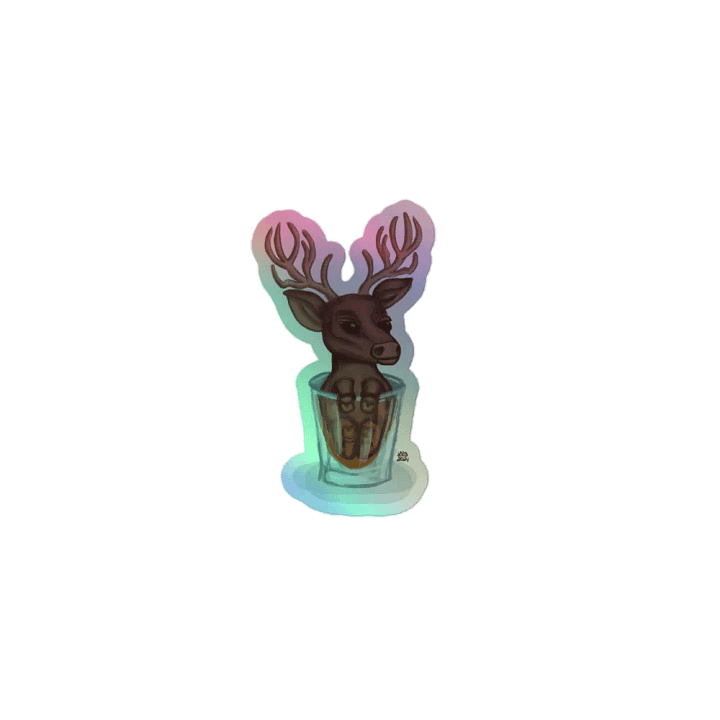 Buck Shot Holographic Sticker product image (1)