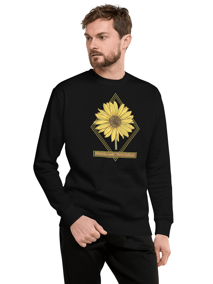 Helianthus Sunflower Unisex Crew Neck Sweatshirt product image (6)