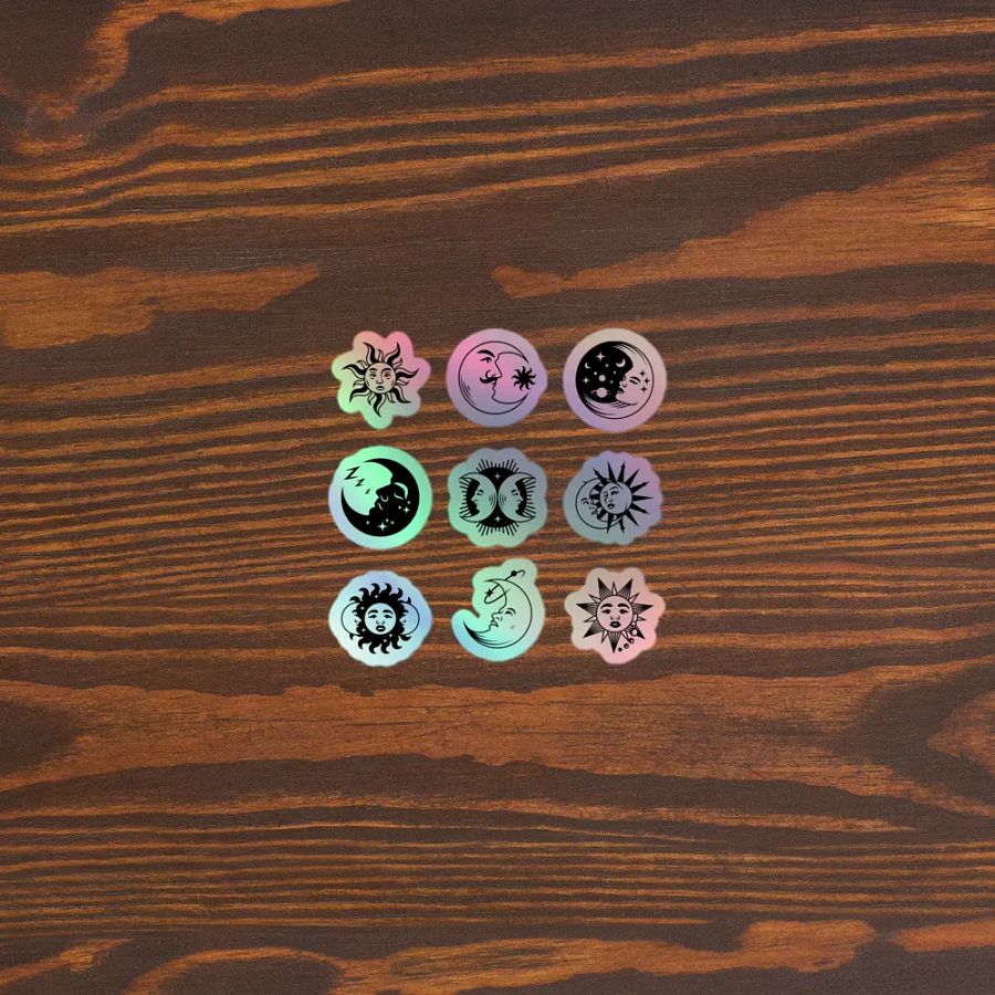 Cosmic Elegance Holographic Sticker Set product image (3)