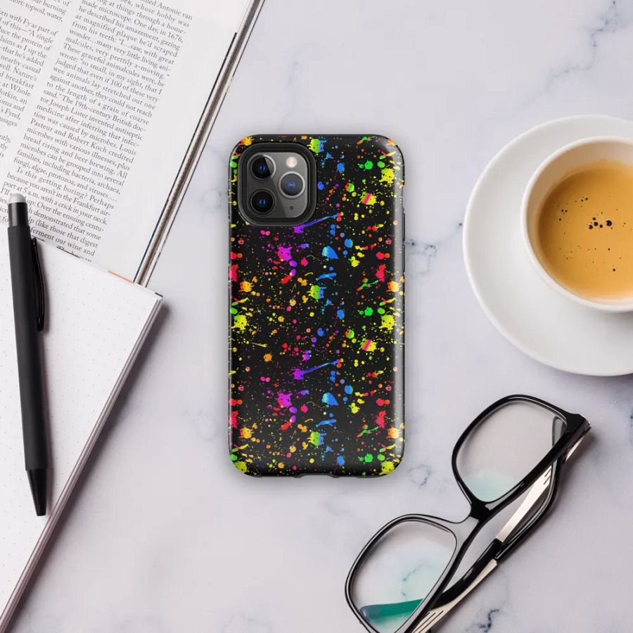 Neon Splatter Burst Tough Case for iPhone® product image (6)