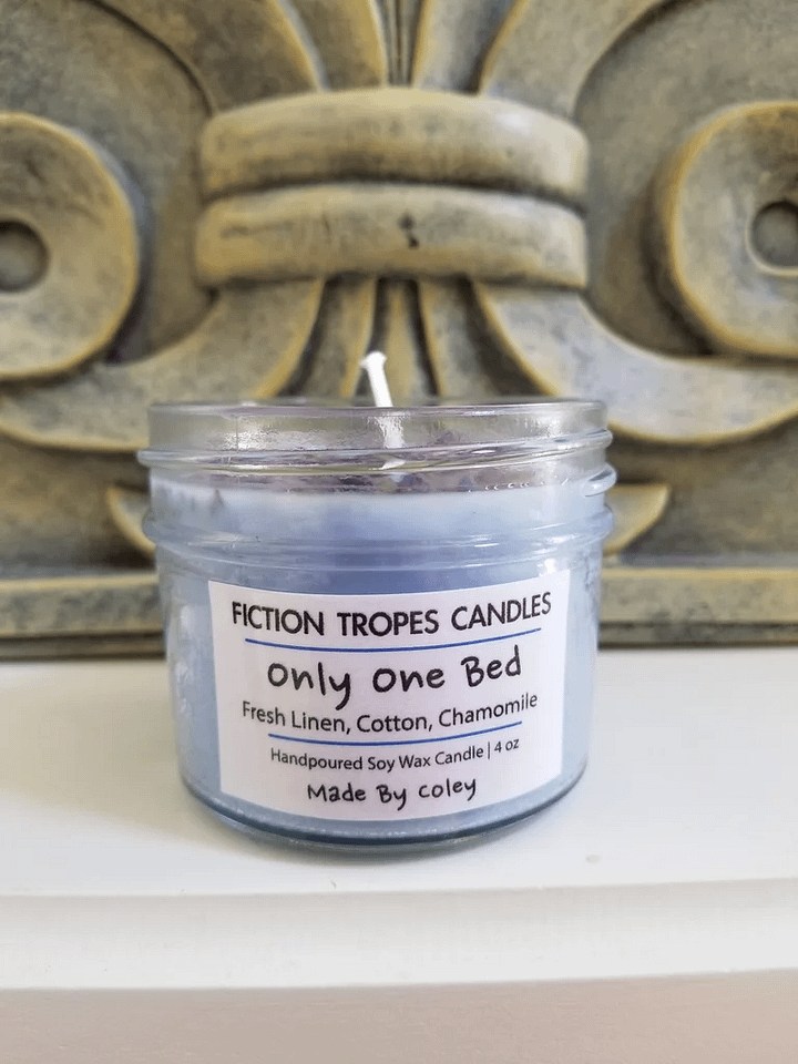 Mini Only One Bed Candle (Fiction Tropes Candles) product image (2)