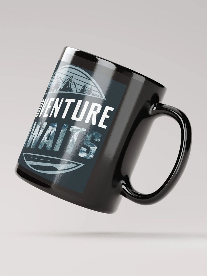 Adventure Awaits Mug #Statement Mug - Black product image (2)