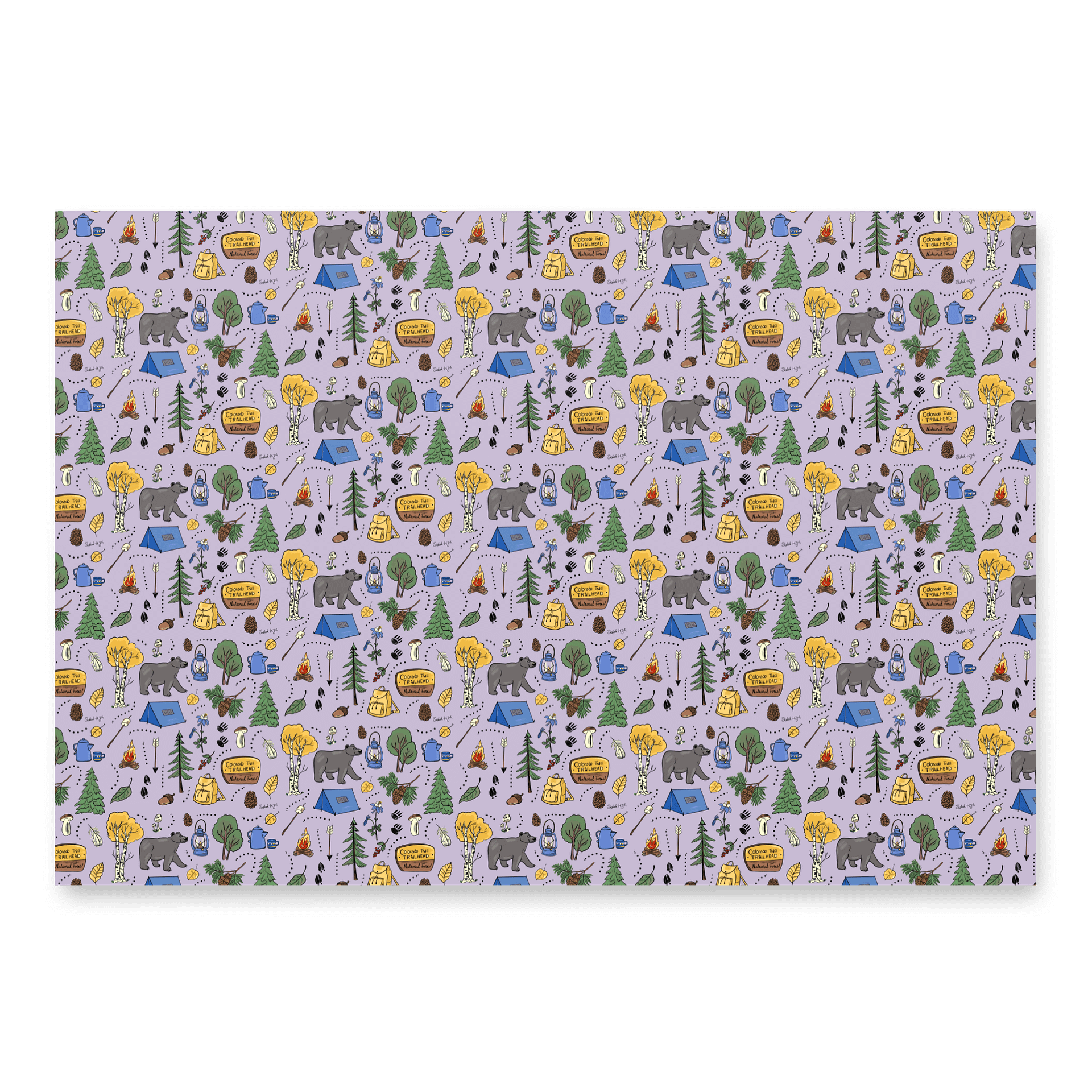 Colorado Trail Adventure Wrapping Paper Set product image (2)