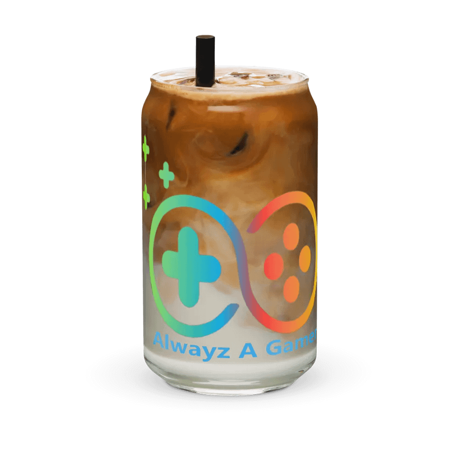 Alwayz A Gamer Glass Mug with lid product image (6)