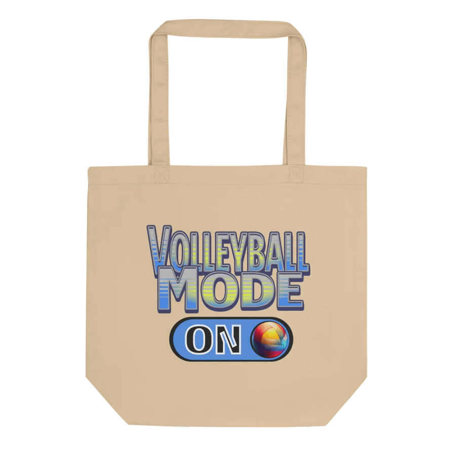 Volleyball Mode On Eco Tote Bag product image (1)