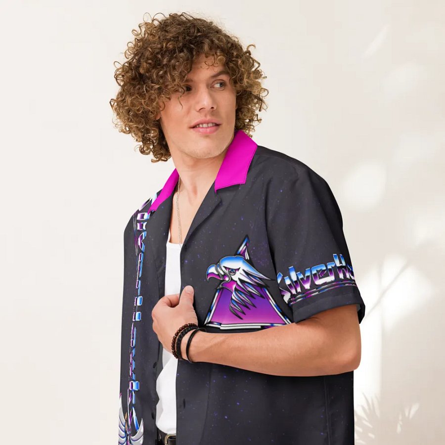 SilverHawks Retro Tribute Hawaiian Button up product image (7)