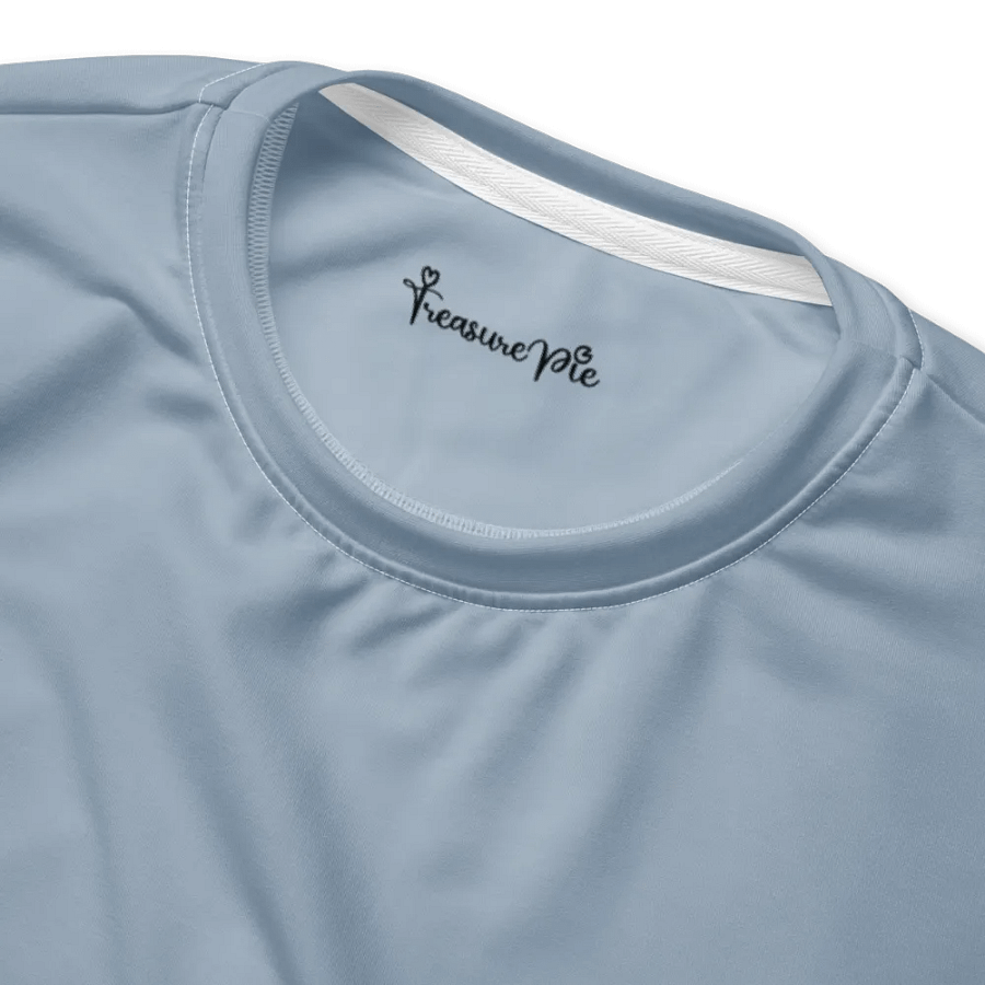 Plain Light Grayish Blue True Summer Unisex Recycled Polyester Heavyweight Premium Sweatshirt by Treasure Pie product image (4)