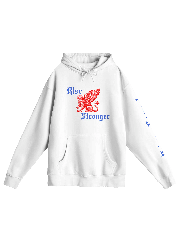 Rise Stronger Minimal Pull Over Hoodie product image (1)