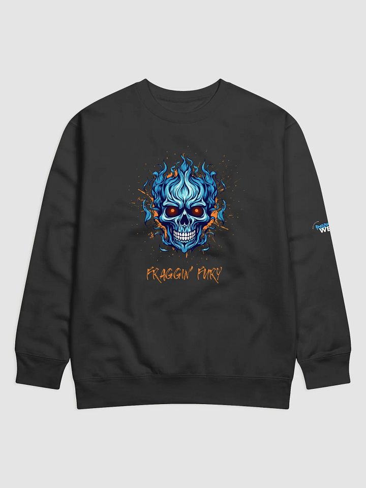 Fraggin' Fury Flaming Skull Sweatshirt product image (1)