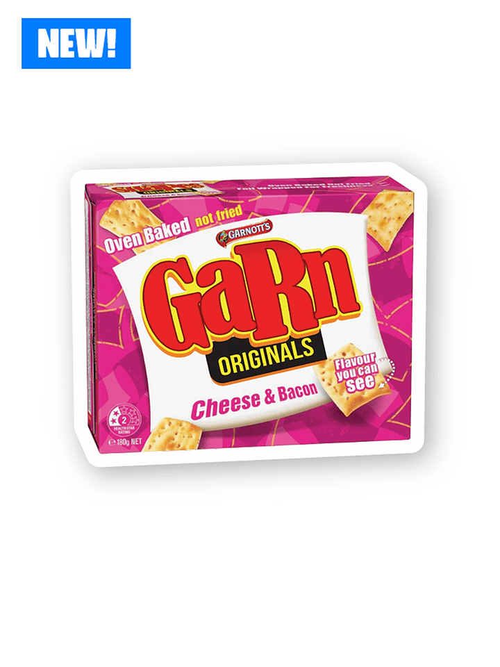 Official Garn 'Cheese & Bacon' Sticker product image (1)