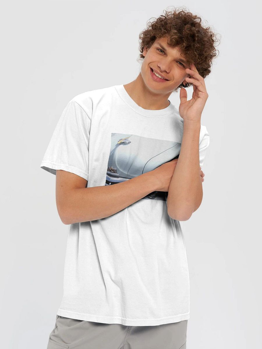 White Classic Car Grill T-shirt product image (6)