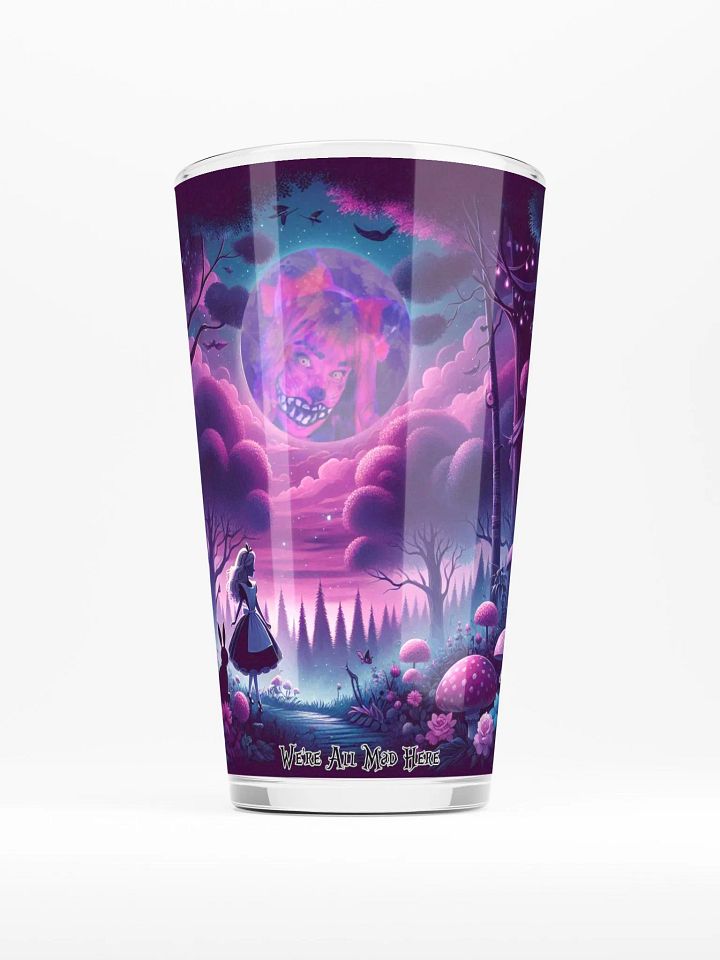 We're All Mad Here - Cheshire Cosplay Pint Glass product image (1)