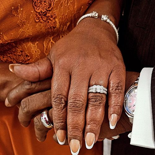 Special shout-out to @kneucraft for the beautiful rings we wear and all of beautiful jewelry that they design!!!
