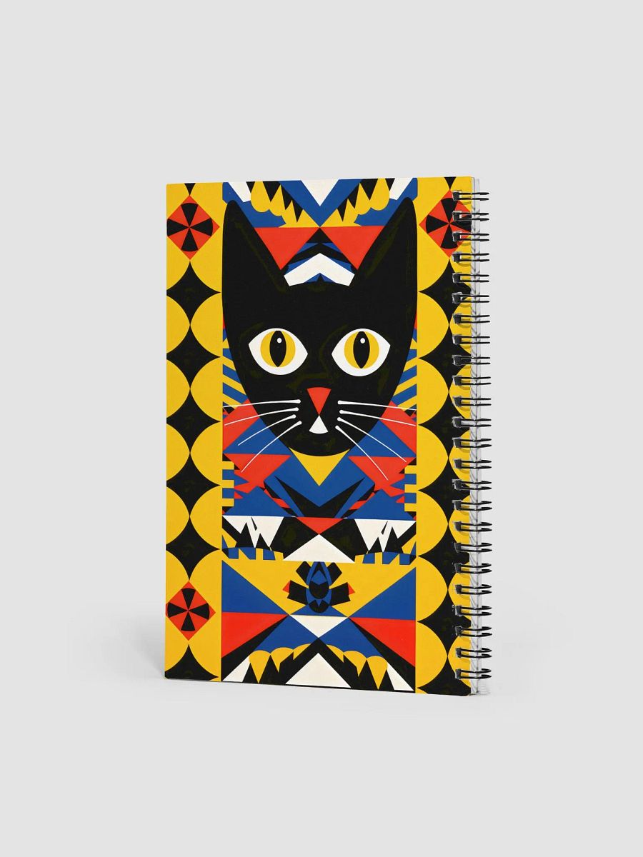 Geometric Cat Dreams Spiral Notebook product image (2)