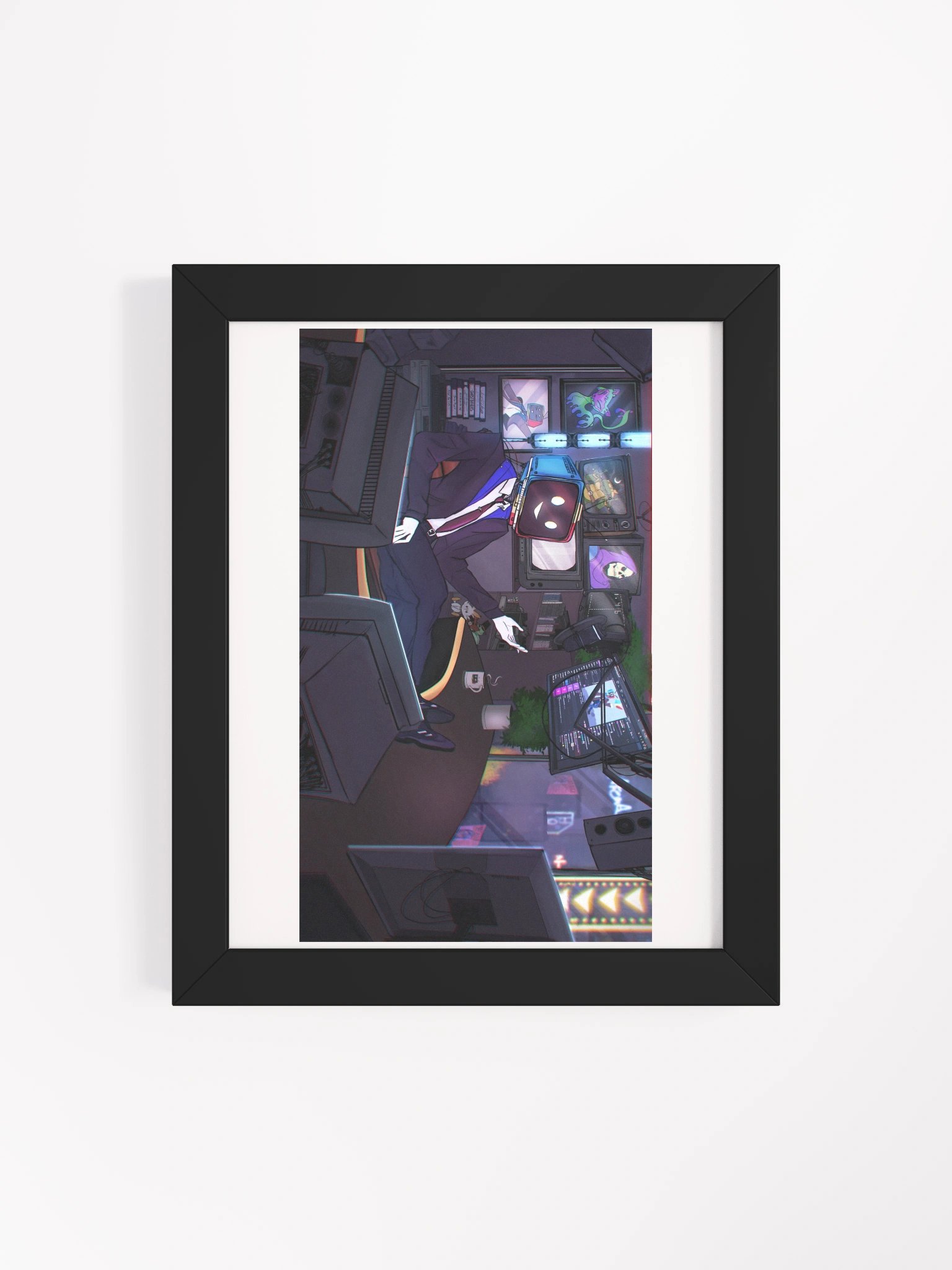“Modern Live” – Modern Broadcast x AIMIKO Framed Art Print product image (16)