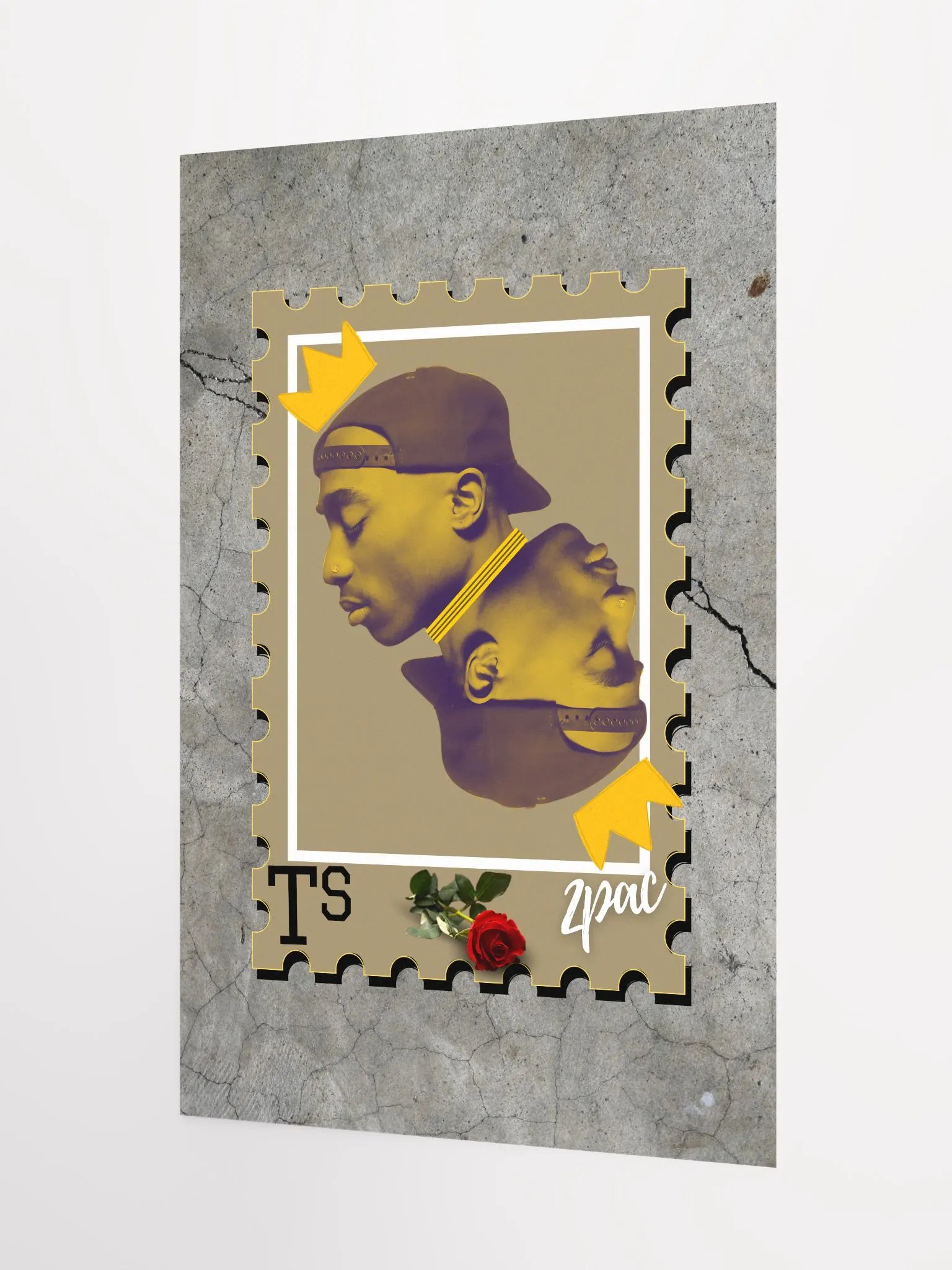 2PAC - ROSE IN CONCRETE POSTER product image (3)