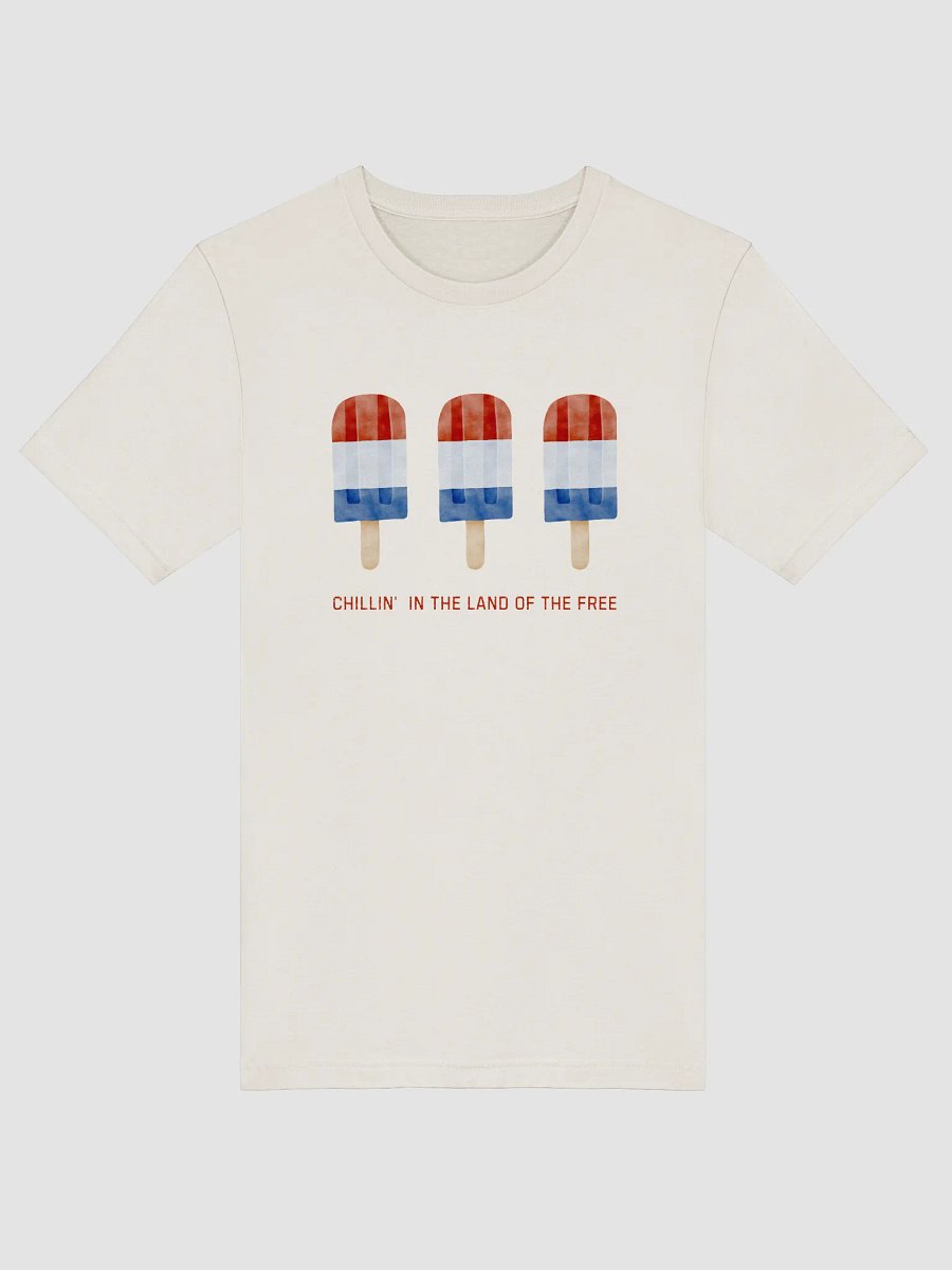 Chillin’ in the Land of the Free – Patriotic Popsicle Tee product image (5)