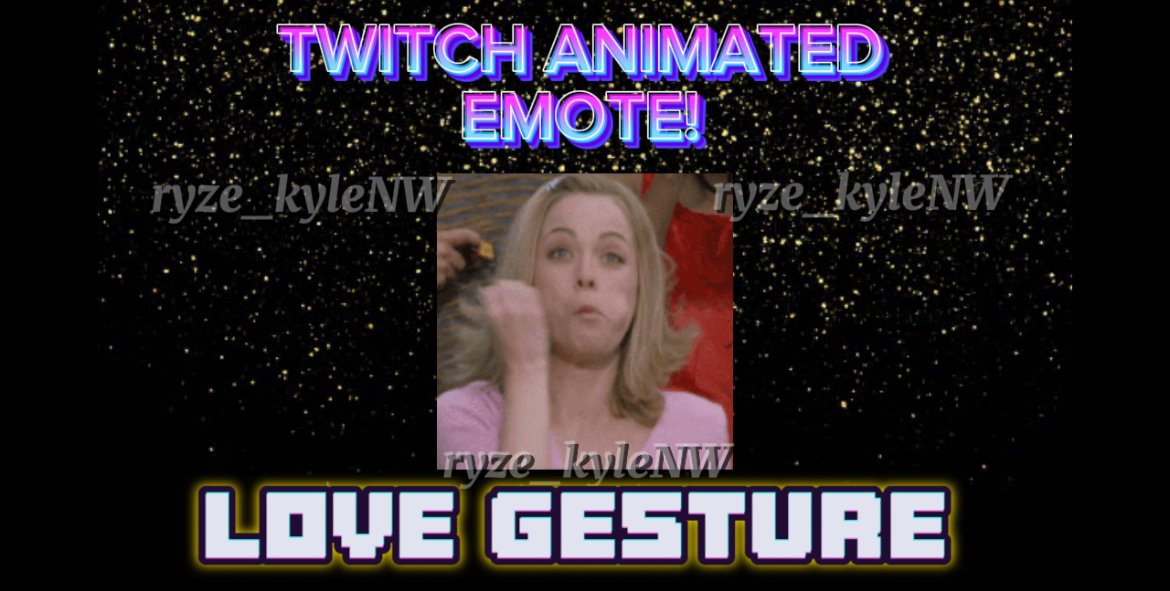 Twitch Animated Emote LOVE GESTURE product image (1)