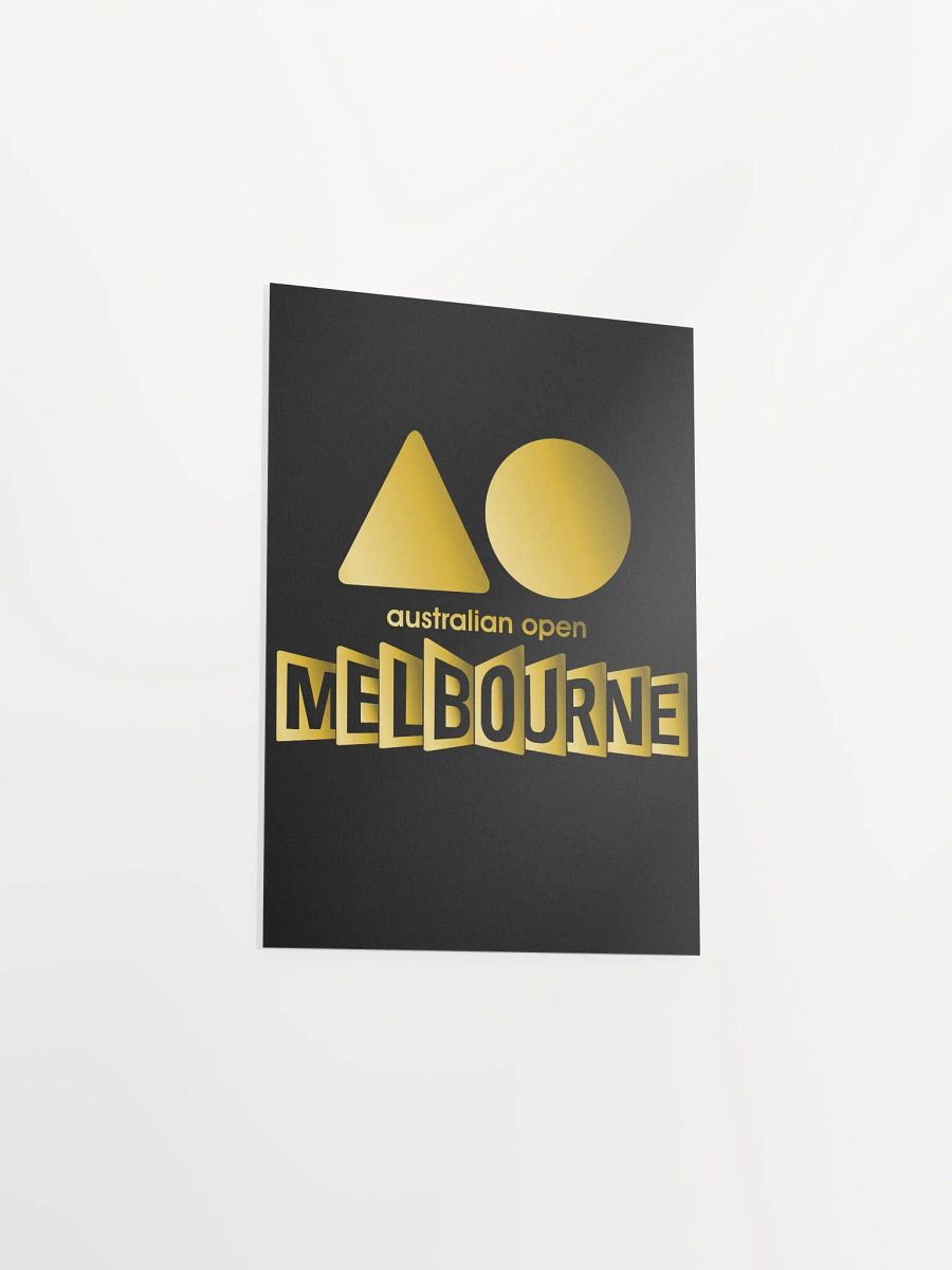 Golden Logo Australian Open Matte Poster product image (38)
