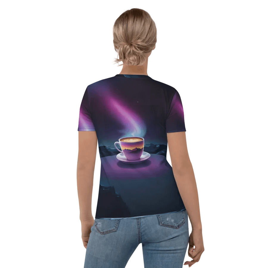 Coffee Sunset All Over Print T-shirt product image (5)