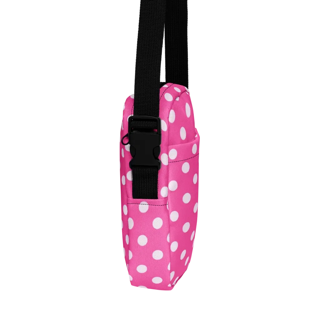Pink Polka Dot Crossbody Bag product image (8)