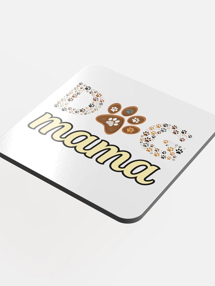Dog Mama Paw Print Perfection Coaster product image (1)
