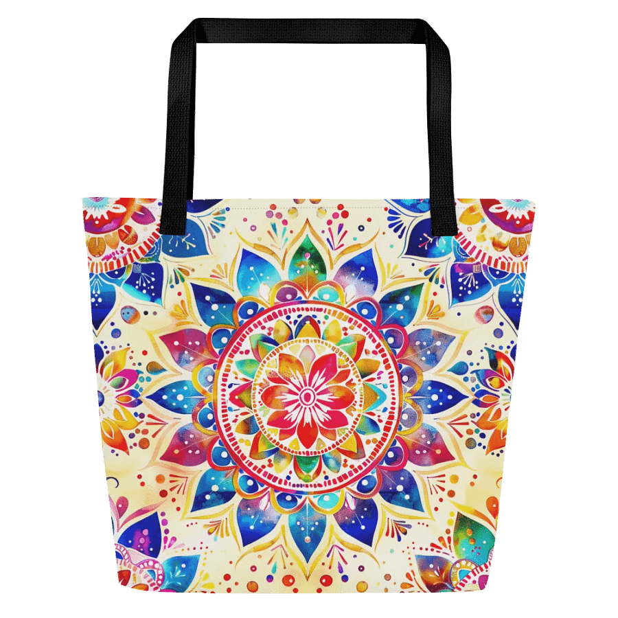 Mandala Mosaic Polyester Tote Bag product image (2)