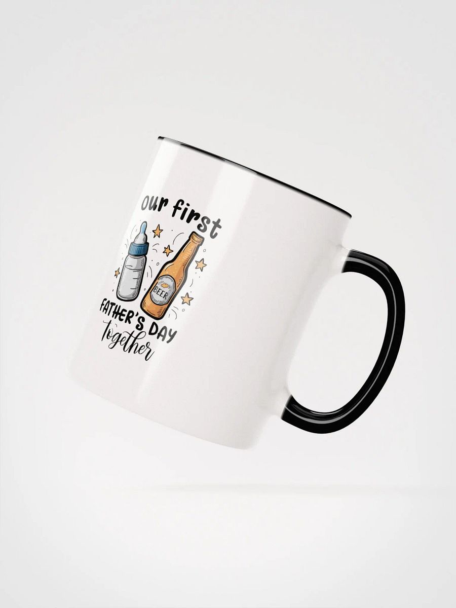 Celebrate the Joy of Fatherhood with Our First Father's Day Together Coffee Mug product image (16)