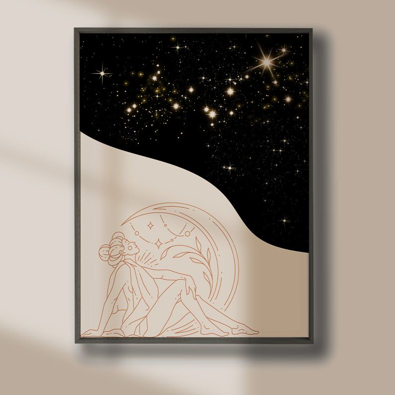 Blush Witchy Gallery Wall Set of 6 DIGITAL Prints product image (12)