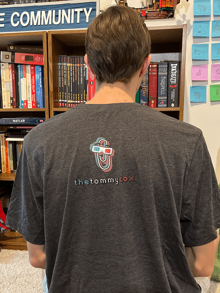 Eye Chart T-Shirt (Dark Mode) product image (2)