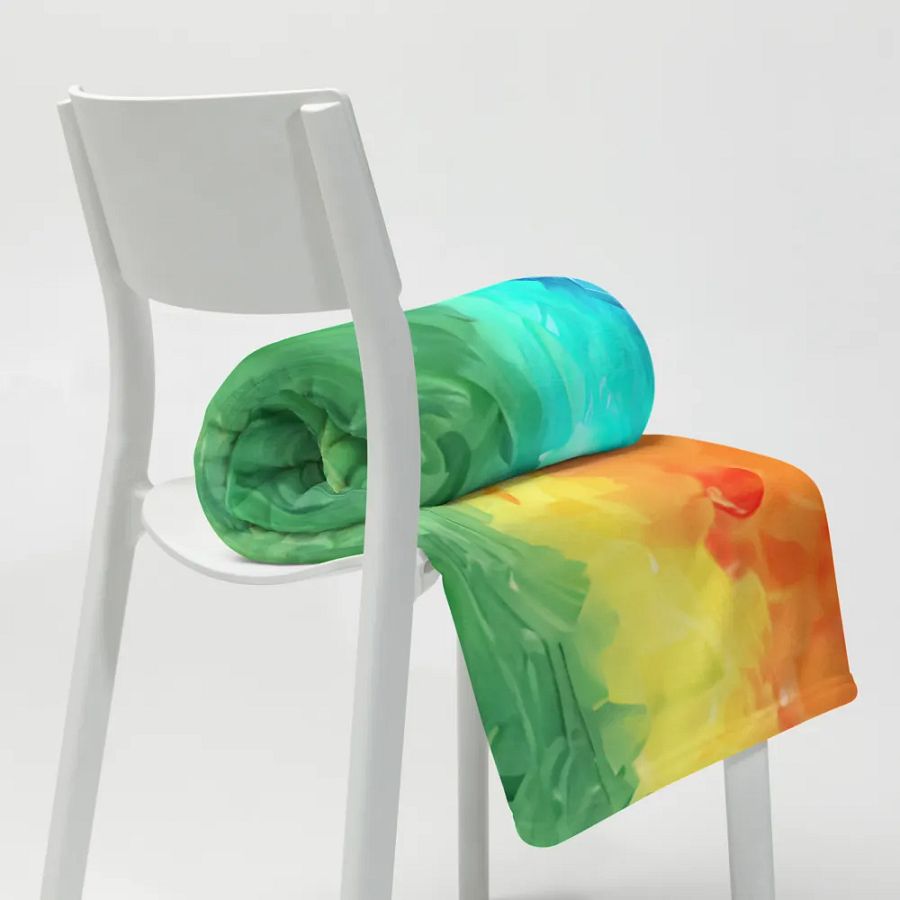 Retro Pride - 1978 Color Wash Design Throw Blanket product image (20)