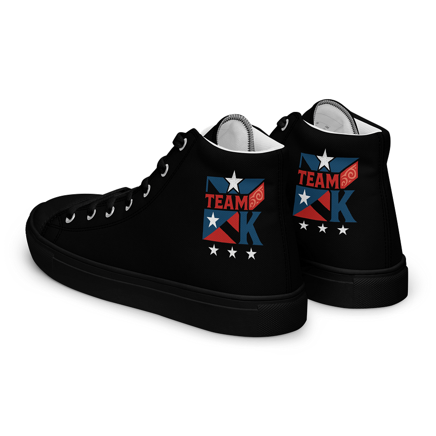 Team K Puerto Rico Women's High Top Canvas Shoes product image (8)