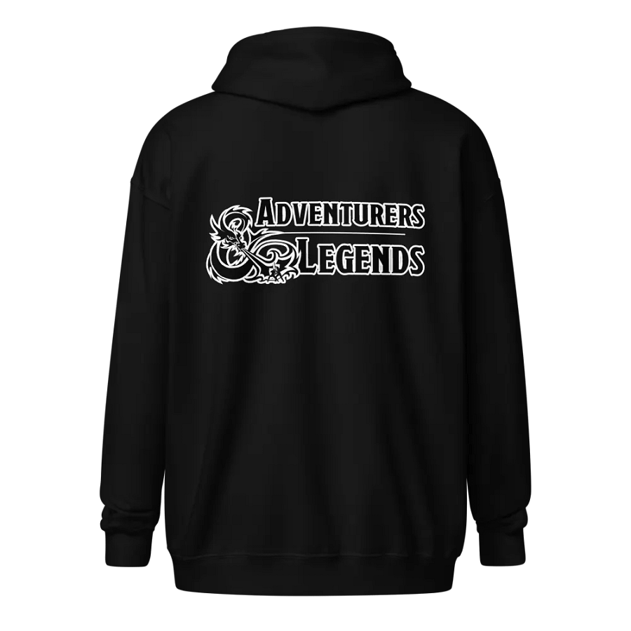 ELFSAR ZIP HOODIE Adventurers & Legends on back product image (10)