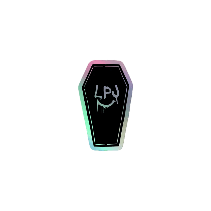 LPJ Holographic Coffin Sticker product image (1)