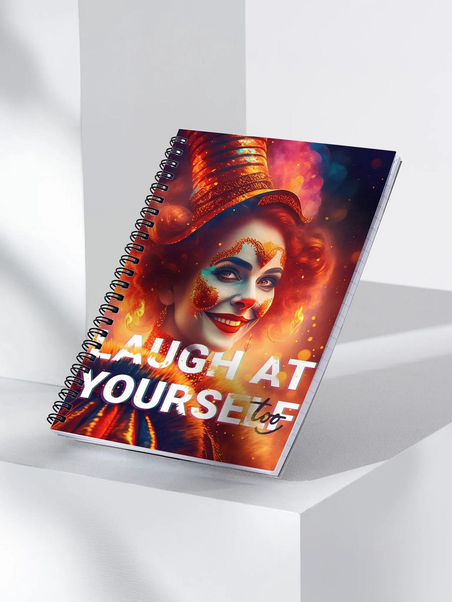 Laugh at yourself too - Clown in fire product image (3)