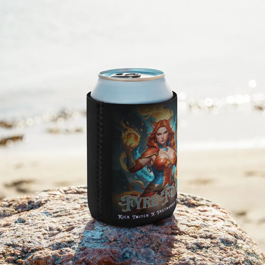 FyreFox411: Flaming Fantasy Can Cooler product image (10)