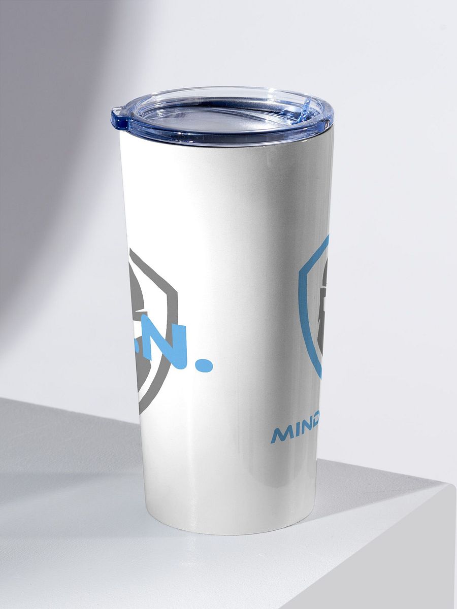 Mind Armor - 20oz Stainless Steel Tumbler - Blue Logo product image (3)
