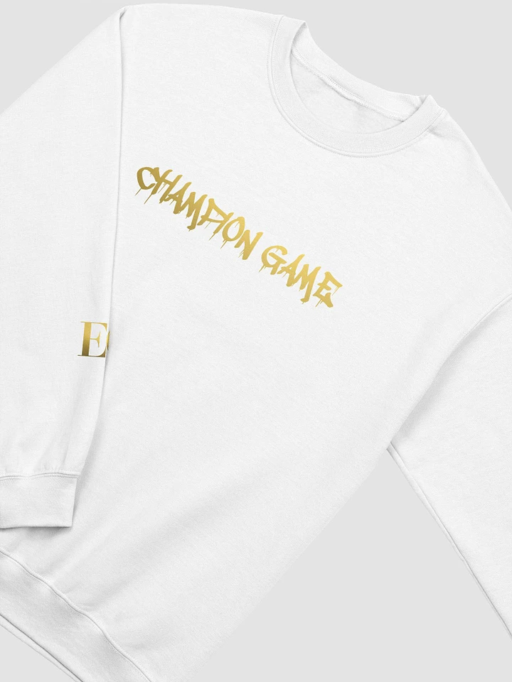 Champion Game Drip Sweatshirt White product image (1)