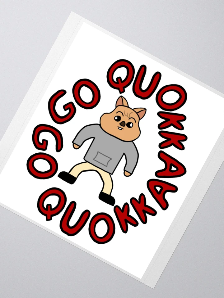 Go Quokka large sticker product image (2)