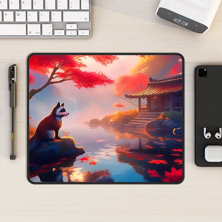 Tanuki Retreat Small Mouse Pad (7 x 9) product image (1)