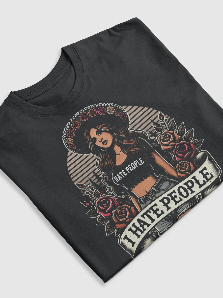 I HATE PEOPLE - Men's Premium Heavyweight T-Shirt - by VibecraftTwo product image (5)