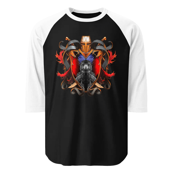 KoS - ¾ Sleeve Tee with Crest product image (1)