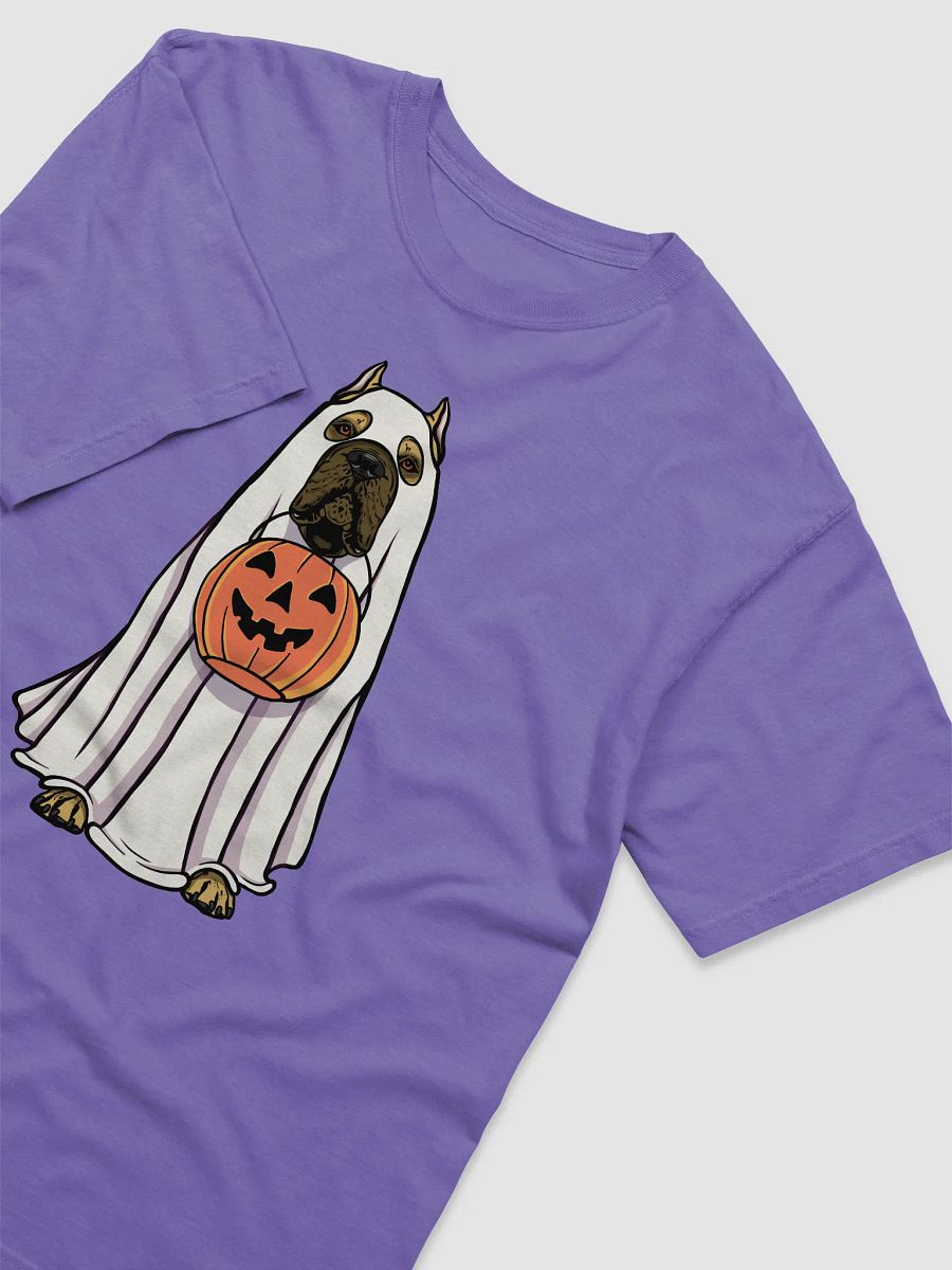 Funny Halloween Cane Corso T-Shirt | Funny Cane Corso Wearing a Ghost Costume and Holding a Pumpkin Basket product image (29)