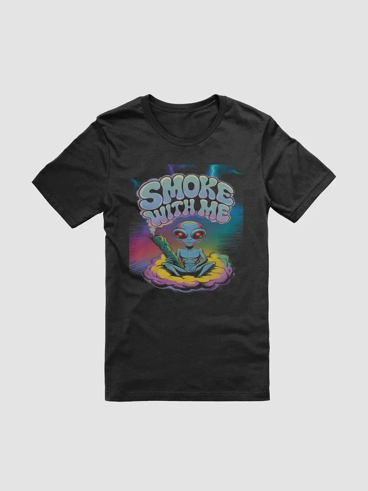 Smoke With Me Cosmic Chillout Alien Shirt product image (1)