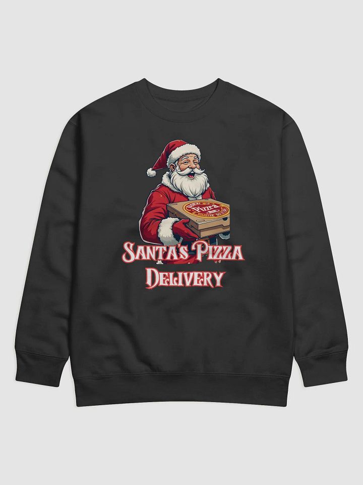 Santa's Pizza Delivery Premium Sweatshirt product image (6)